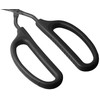 HINMAY 16" Extra Long Scissor Tongs, Stainless Steel Metal Kitchen