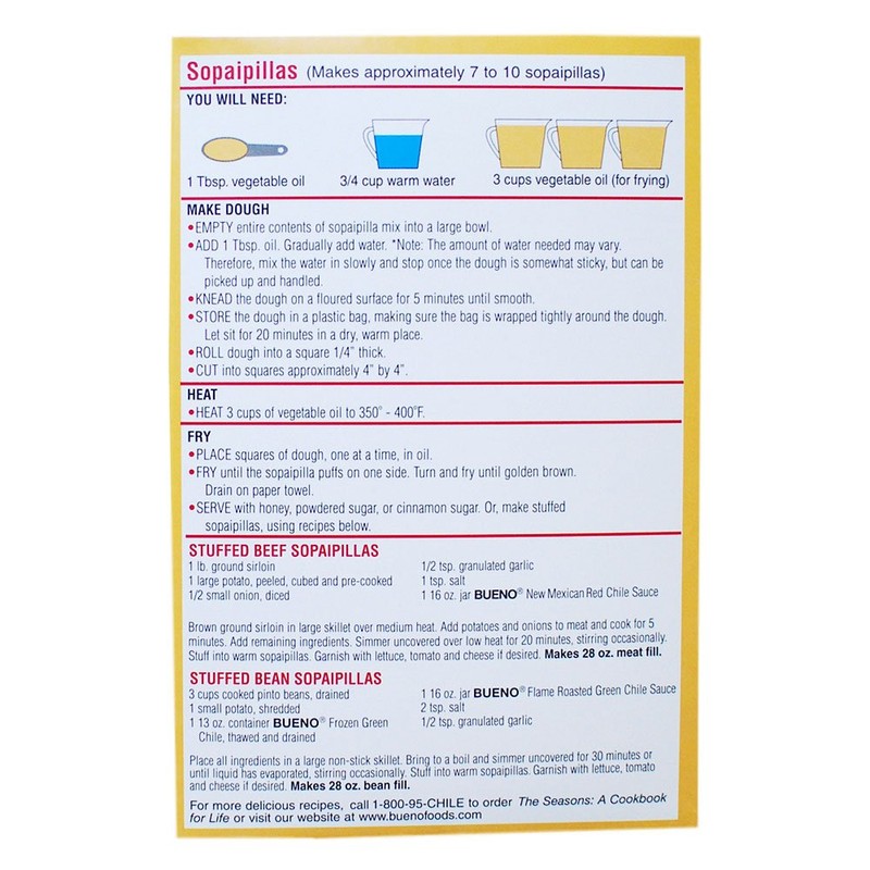 Bueno Sopaipilla Mix-3 Pack (10 Oz. Boxes)