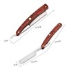 Friendship Men's Razor, Single-Blade Razor, Manual, Wooden Handle, Foldable, Professional