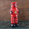 Superfreak Robot - Mechanical Roby Robot - Red - Tin