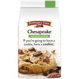 Pepperidge Farm Cookie Collections Chesapeake Crispy Dark Chocolate Pecan Cookies, 7.2 Ounce Bag, 20 Count