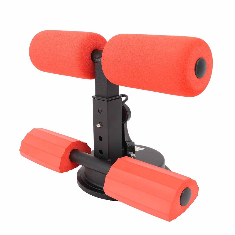 Sit Up Assistant Device Red Powerful Suction Cup Iron Foam