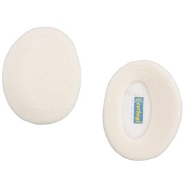 earbags Ear Warmers Standard, Cream, M, Fleece