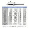 100pcs 1/8" x 1/2" Blind Rivets Aluminum Blind Rivets Pop