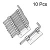 sourcing map 10pcs Carbon Steel Lock Bolt Spring Loaded Pin