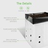 VIVOSUN 50-Pack 5 Gallon Grow Bags for Plants, Black-and-White Thick