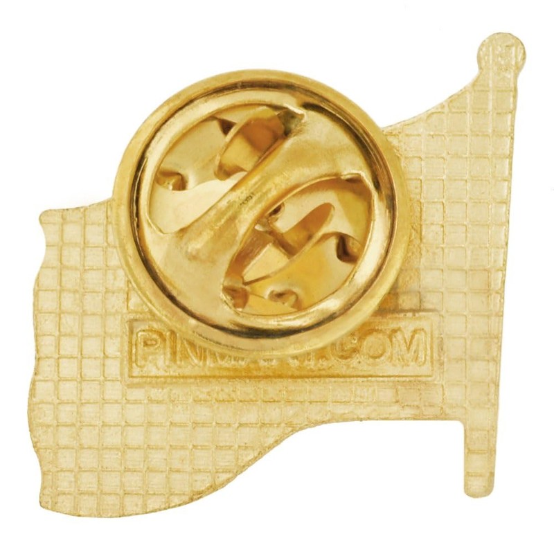 United States Waving American Flag Stars and Stripes Lapel Pin