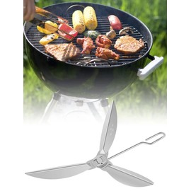 1 Set 22-1/2 Inch One-Touch Cleaning System Replacement Grill Cleaning Kit Compatible with Weber Charcoal Grill/Kettle Grills Maximum 57cm