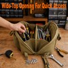 Heavy Duty Tool Bag,Tool Pouch Organizer,5-Pocket 10-Inch Small Tool Bag