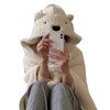 Winter Throw Blanket Cloak With Hood Thick Soft Plush Warm