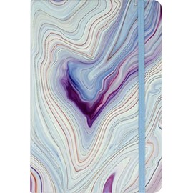 Blue Agate Dot Matrix Notebook