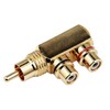 RHINORO (Pack of 2 Premium Copper RCA Right Angled Mono