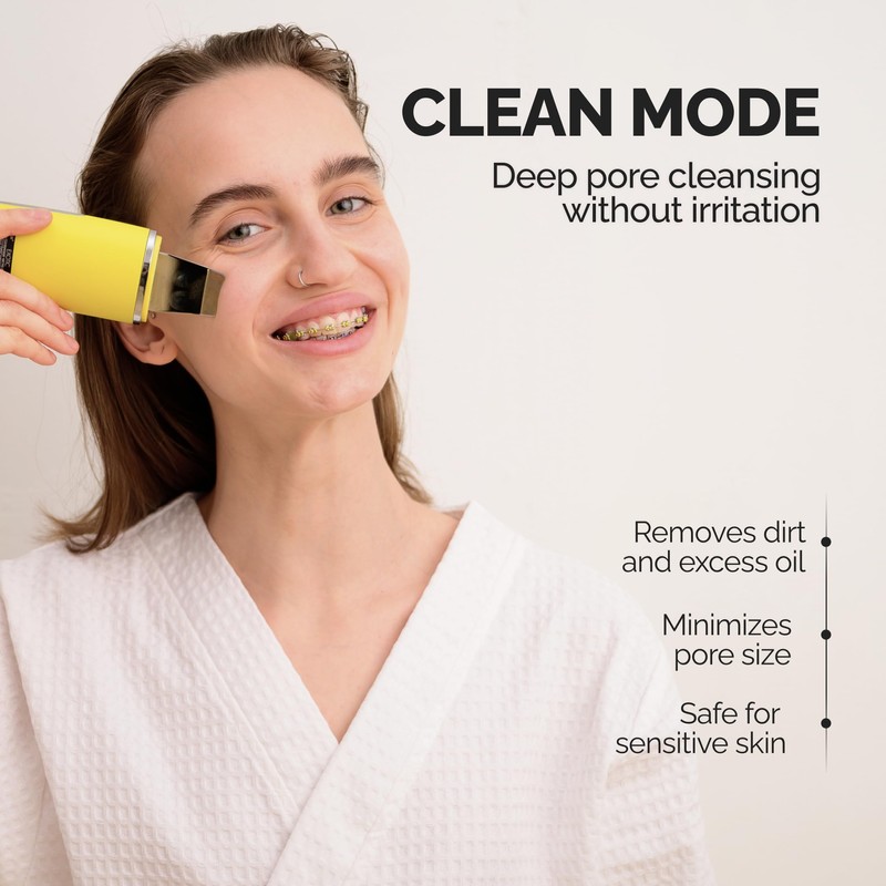 GESS Exotic Ultrasonic Face Lifting Device - Gentle Exfoliation, Skin