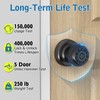 Anweller Smart Fingerprint Door Lock,Fingerprint Door Knob with Keypad,Electrionic Biometric