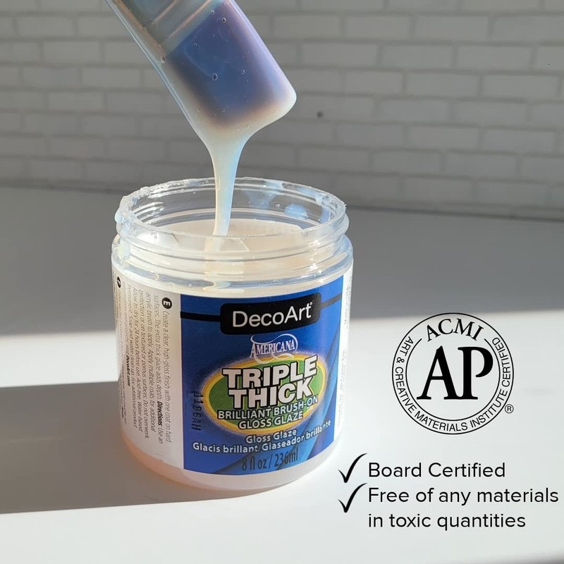 DecoArt Triple Thick Gloss Glaze, 4 oz.