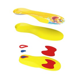 FootWave Kiddo Support MAX Shoe Insoles for Children - Orthotics for Flat Feet, Overpronation and Heel Pain - Kid's Shoe Inserts with Arch Support for Enhanced Comfort XSK: 10.5-11.5 (J)