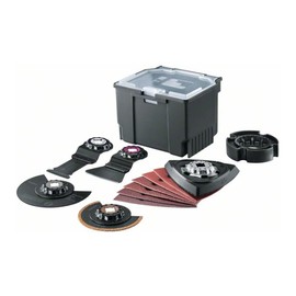 Bosch Home and Garden 2609256F46 Flooring Project Set Mix & Match PMF 250 CES Accessories in a Small Accessory Box