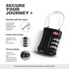UP Security Suitcase Locks TSA Approved, 3 Digit Combination Padlock,