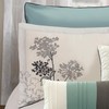 Riverbrook Home Emilie Comforter Set, Queen, Blue/Gray/Ivory, 8 Piece Set