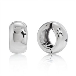 MURNA KARE Silver Ear Cuffs Non Piercing Chunky Ear Cuff Earrings for Women Non Tarnish Silver Clip on Cartilage Fake Earrings No Pierced Fashion Accessories Trendy Jewelry Gifts