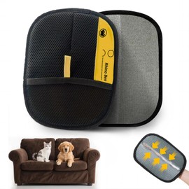 BaiKevin Premium Electrostatic Pet Hair Remover Gloves (2PCS - Large & Small) - Reusable Washable Cat & Dog Fur Removal Tool for Furniture, Clothes, Carpet, Car Seats Deep Cleaning