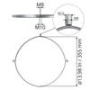 ECOPRO VENT 14"" Inch Galvanized Pipe Hanger - Conduit Mounting