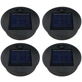Replacement Solar Panels, Perfect for Outdoor Lantern Lights, Garden Accessories (4 Pieces Diameter Top 7cm, Inner 6.2cm)