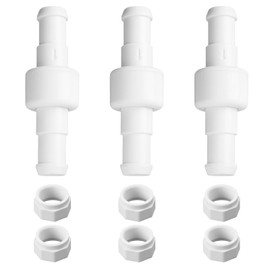 Gosknor 3pcs 180, 280, 380 Pool Cleaner Ball Bearing Hose Swivel Combo Kit Replacement with 6 Connector Nuts for Polaris D20, 180, 280, 380, 480 PRO, 3900 Sport Parts Accessories