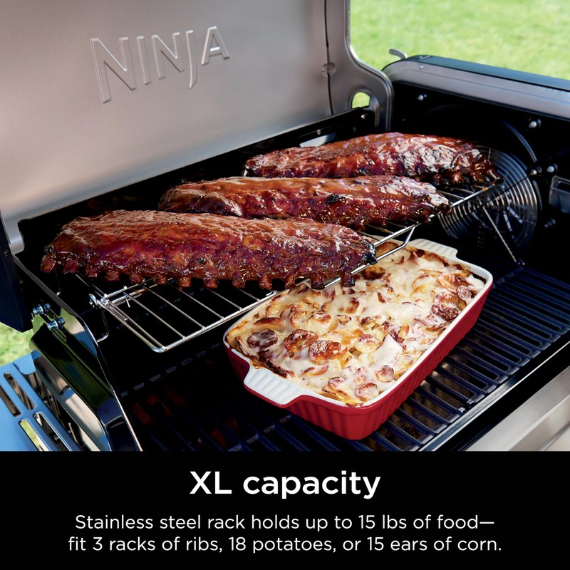 Ninja FlexFlame Upgrades Expandable Roast & Smoke Rack, More Indirect