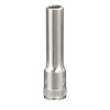 Genius Tools 1/4" Dr. 3/16"(12 pt.) Deep Hand Socket -