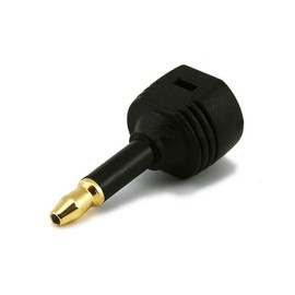 Monoprice 102671 Toslink Female to Toslink Mini Male Adapter 1.1 x 0.4 x 0.3