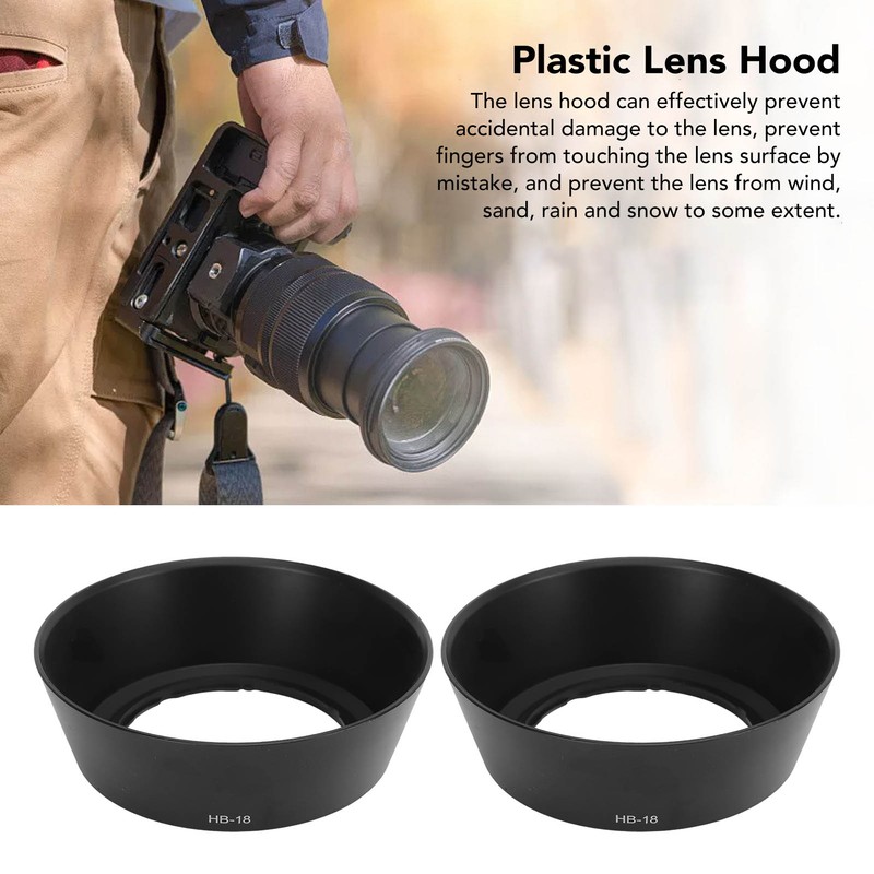 2PCS Lens Hood for Nikon AF Mount 28‑105mm F3.5‑4.5D Lens