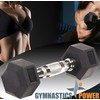 Gymnastics Power 5 LB Hex Dumbbell Exercise & Fitness Weight