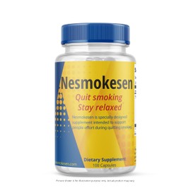 Nesmokesen - Quit Smoking Stay Relaxed, (100 Capsules / 27 Days Supply) Made in The USA