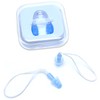 Ergonomic nose clip and earplugs for swimming, diving or snorkeling