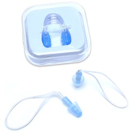 Ergonomic nose clip and earplugs for swimming, diving or snorkeling | Including practical storage box
