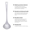 Boundless Voyage Titanium Ladle Durable Long Handle Soup Ladle Serving