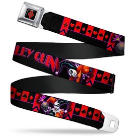 Buckle-Down Seatbelt Belt Harley Quinn XL