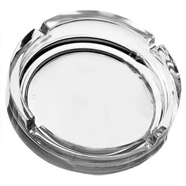 Utopia Clear Stackable Ashtray 4.25inch, Single