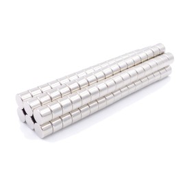 Brudazon 45 Mini Disc Magnets 7 x 5 mm N52 Strongest Level Neodymium Magnets Ultra Strong Power Magnet for Model Making, Photo, Whiteboard, Notice Board, Fridge, Crafts, Magnetic Disc Extra Strong