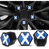 Biomar Labs Set of 20pcs Car Wheel Nut Caps Bolt
