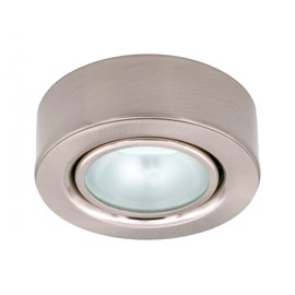 Leyton Lighting 12v 20w halogen surface downlight stainless steel warm white Driver Required