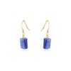 Kyanite Raw Nugget Earrings in 14k Gold Fill