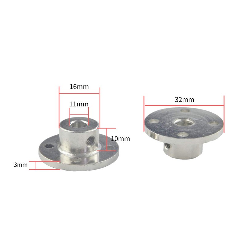 CHANCS Motor guide shaft coupling made of galvanised steel, outer