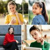 6 Pcs Diadema de Plástico Fina, Elástica y Sin Presión