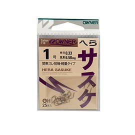 Owner Oh Brown Spatula Sasuke (Mulberry Serie Dedicated Knook) Hooks Fish Hook