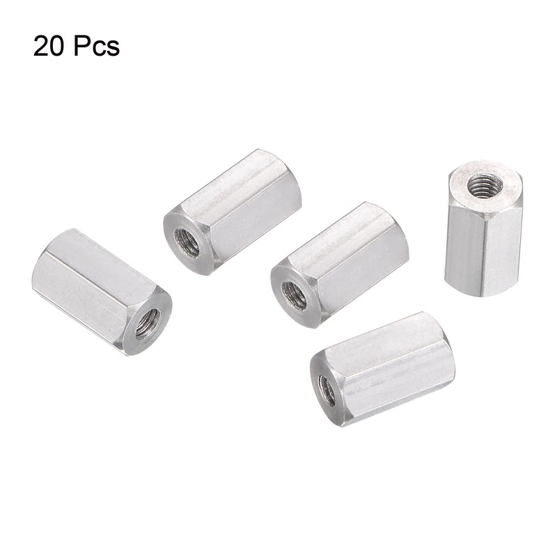 sourcing map M3 x 0.5-Pitch 10mm Length 304 Stainless Steel