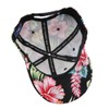 NY Cap Women's Hip Hop Fashion Baseball Round Visor Black