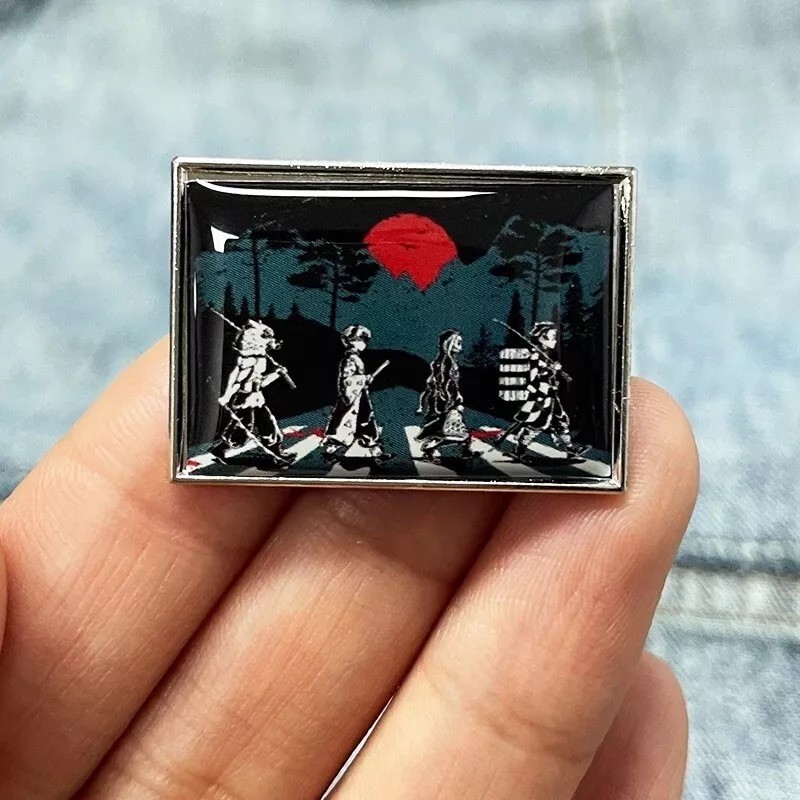 Unbranded Anime Mitsuri Kanroji Demon Slayer Enamel Pin Beatles Mash