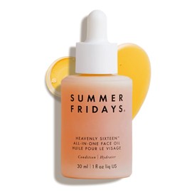 Summer Fridays Heavenly Sixteen Face Oil - All-in-one hydrating face conditioning for dry skin and a restorative blend of 16 firming, non-comedogenic oils (1 oz) / 여름 금요일 천상의 열여섯 얼굴 오일 - 건성 피부를 위한 올인원 하이드레이팅 페이스 컨디션과 탱탱한 16가지 논코메도제닉 오일의 회복 혼합물로 만들어졌습니다(1온스)